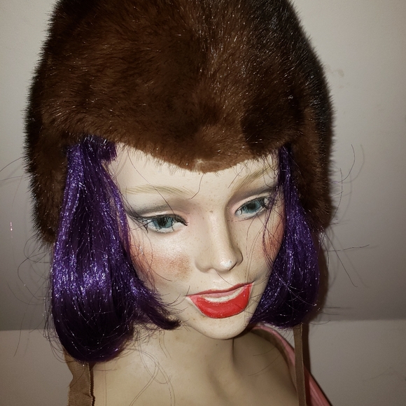 Vintage Fur Hat Miss Alice Lord Taylor Salon - Picture 3 of 6